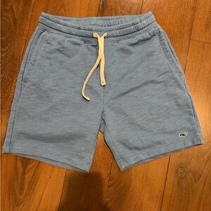 Vineyard Vines Men's Knit Jetty Slub Shorts XS blue sweat lounge